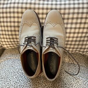 Mens suede wing tips